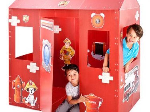 diy playhouse impraboard karton plastik